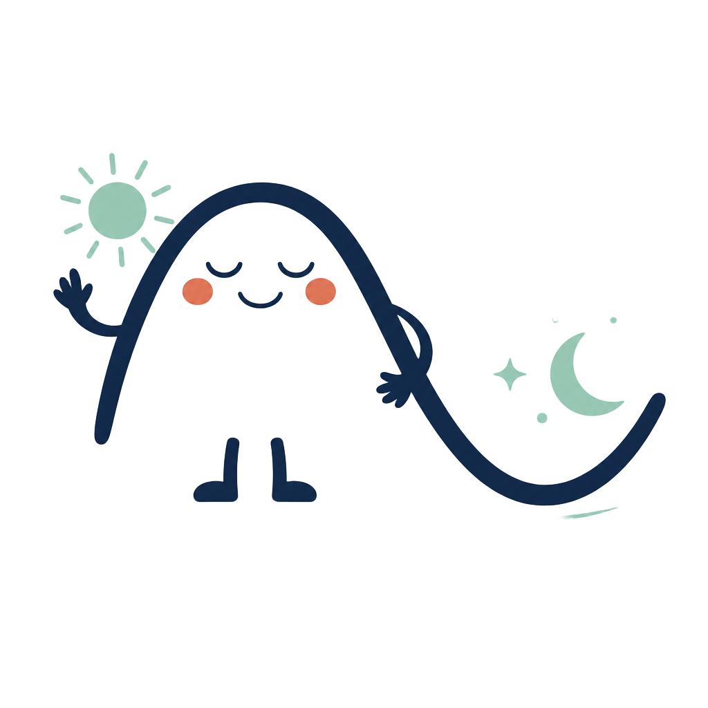 Curve, the Cortisol Curves mascot
